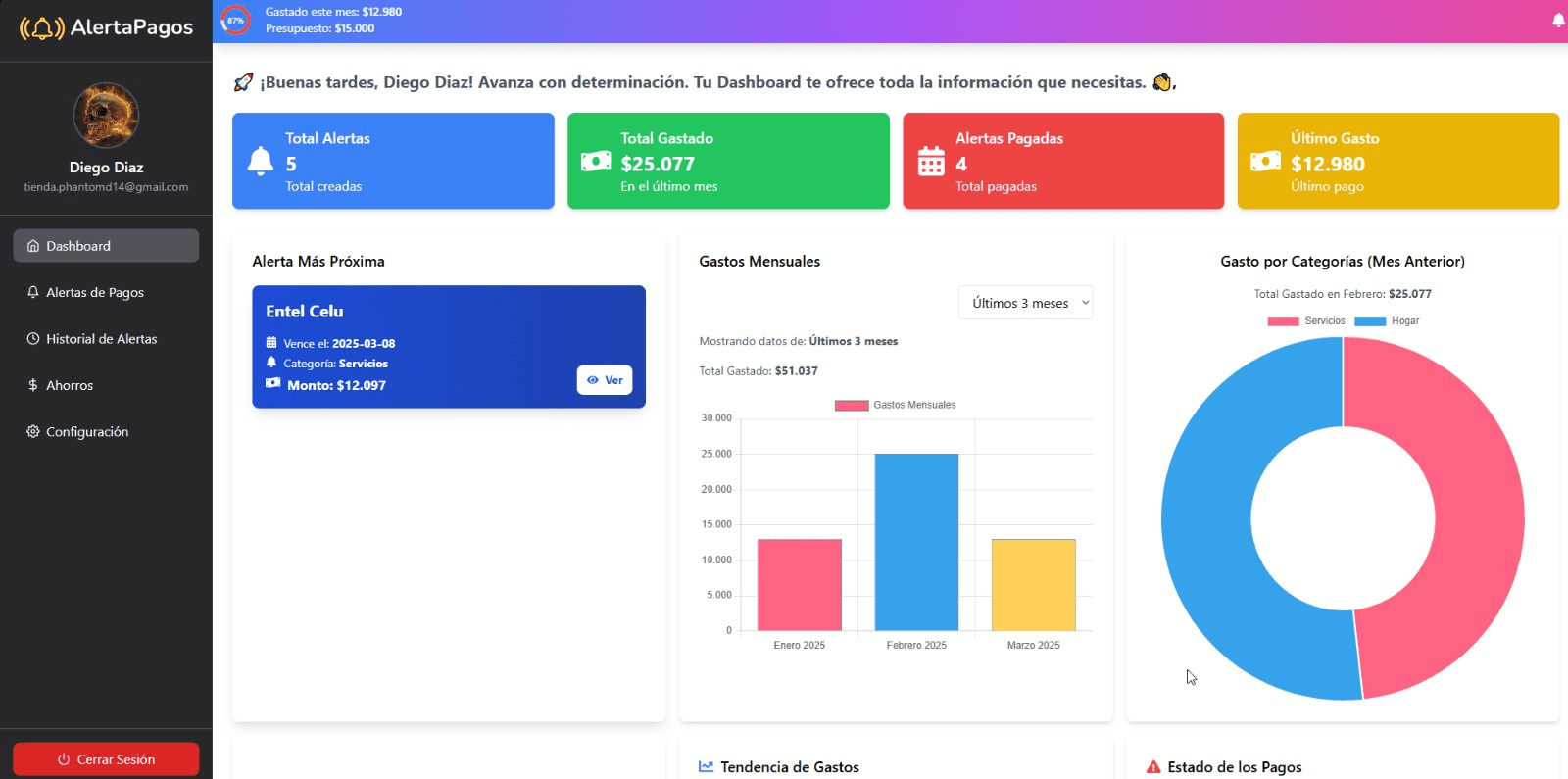 App Web AlertaPagos
